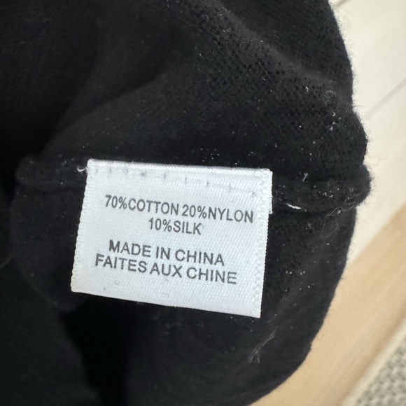 Misa Los Angeles black puff sleeve sweater size S - Picture 4 of 6